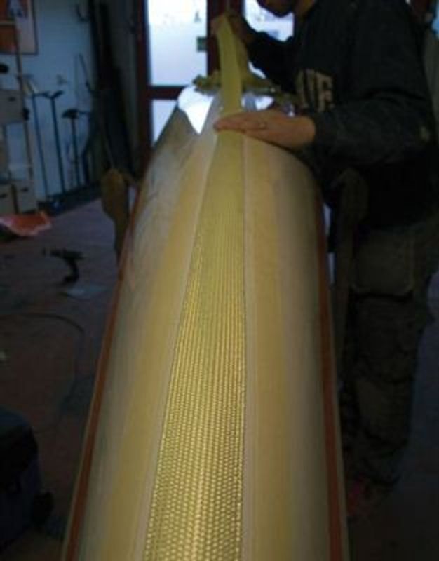 Kevlarband til kjølforsterkning